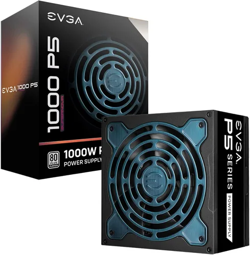 Vista 10 de EVGA Supernova 1200 P2 80+ Platinum, 1200W Modo ECO Totalmente Modular NVIDIA SLI y Crossfire Ready, 10 años de garantía, Fuente de alimentación