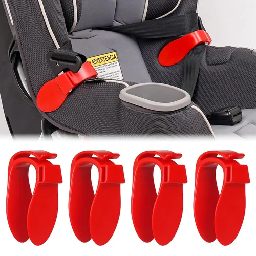 Vista 8 de Clip organizador para correa de asiento de automóvil, mantiene las correas de arnés limpias y de fácil acceso, evita que se tuerza y se enrede