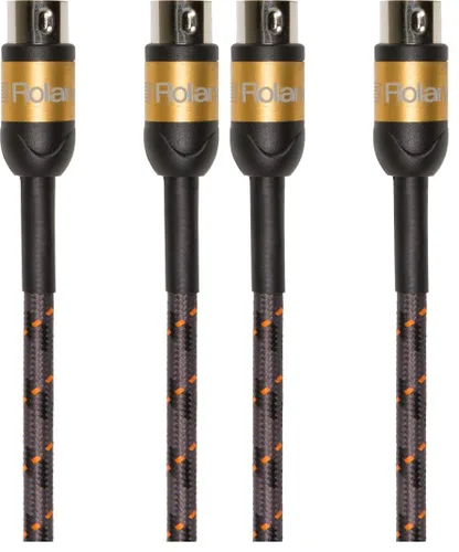 Vista 2 de Roland Black Series - Cable MIDI de 10 pies