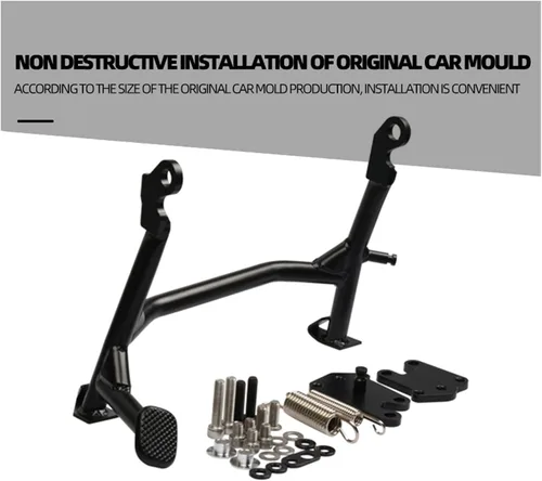 Vista 6 de MaNboc Kickstand Central Center Parking Stand Bracket Support Holder Motorcycle Accessories Compatible with Yamaha MT-07 MT07 FZ-07 FZ07 Tracer 700