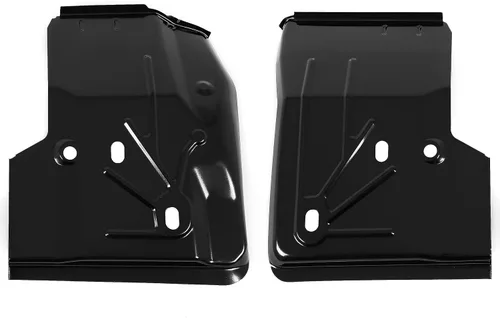 Vista 5 de KUAFU Sartenes delanteros compatibles con Jeep TJ Wrangler 1997-2006 de 2 puertas, color negro, lado del conductor y lado del pasajero, izquierda