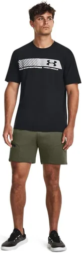 Vista 3 de Under Armour Camiseta de manga corta con rayas en el pecho izquierdo para hombre