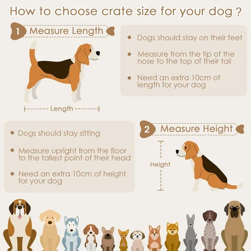 Vista 4 de Muebles de jaula para perros pequeños, perrera de interior, mesa de madera para perros con cajones de almacenamiento, jaula resistente para perros