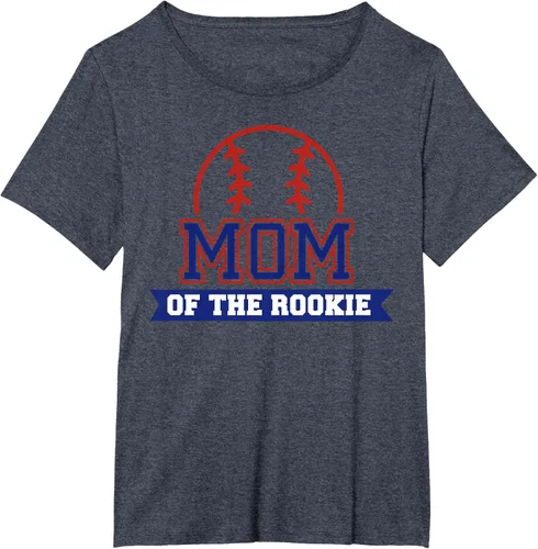 Vista 88 de Mom of Rookie - Camiseta de béisbol para primer cumpleaños, Blanco