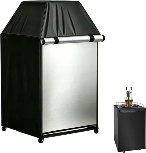Vista 16 de Cubierta para refrigerador Guisong, impermeable y a prueba de polvo, protectora para congeladores verticales, adecuada para la mayoría de mini