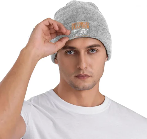 Vista 6 de YvoneDBrownn Retired Teacher - The Woman is The Myth The Legend Beanie Hat for Men Women Winter Hat Cuffed Knit Skull Cap