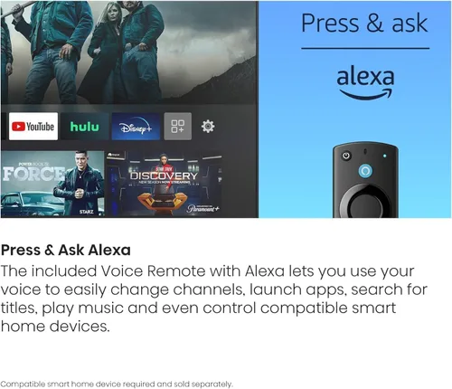 Vista 12 de Hisense - Smart Fire TV, ULED 4K UHD, Serie U6HF de 50", 50U6HF, 2025, control remoto por voz con Alexa, QLED, atenuación local de matriz completa
