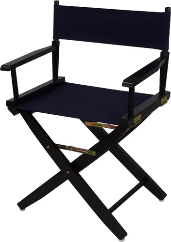Vista 34 de American Trails Silla de director extra ancha de 18.0 in, marco negro con lona negra premium