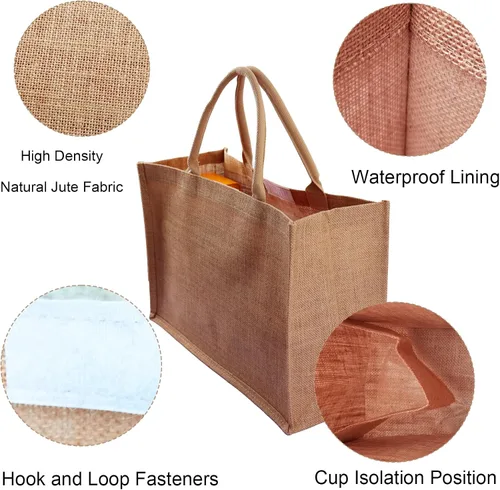 Vista 3 de A-Z - Bolsas grandes con iniciales con monograma para mujeres, regalos de agradecimiento para profesores, madres para el día de la madre