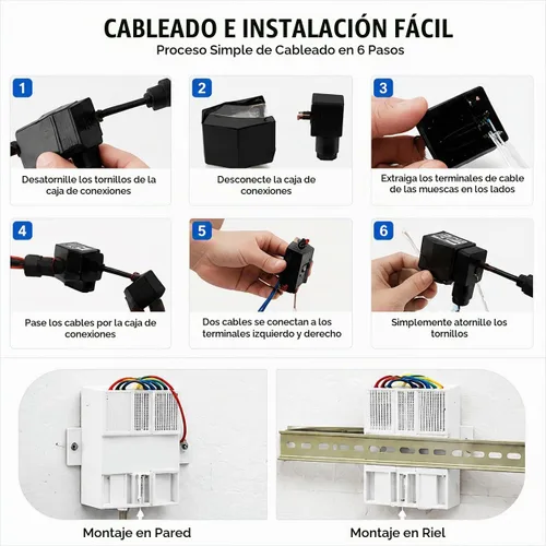 Vista 5 de Válvula de flotador solenoide de latón AC110V, control automático
