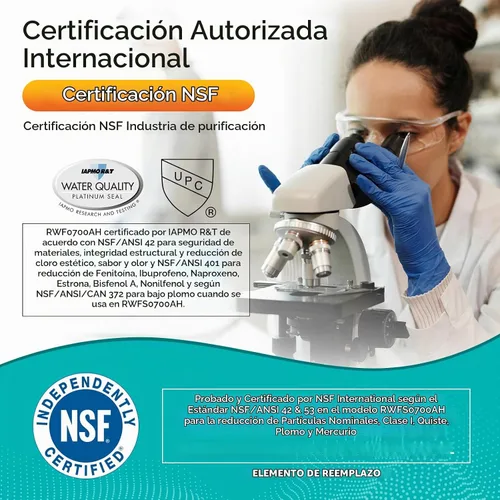 Vista 2 de ICEPURE PRO DA29-00020B NSF401&473&53 Samsung Filtro de agua para refrigerador, repuesto para DA29-00020B-1, DA29-00020A/B, HAF-CIN/EXP