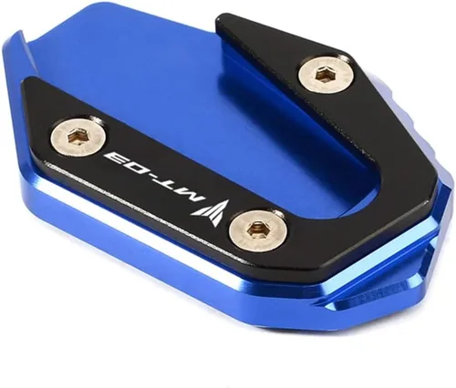 Vista 2 de Accesorios de motocicleta con soporte lateral para Yamaha MT03 MT 03 2016 2017 2018 2019 2020 placa de extensión de soporte