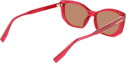 Vista 6 de Karl Lagerfeld KL6071S - Gafas de sol rectangulares para mujer, fresa, talla única, Strawberry