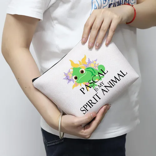Vista 5 de MNIGIU P-asca-l Gift P-asca-l Lover - Bolsa de cosméticos inspirada en películas de dibujos animados, regalo P-asca-l is My Spirit Animal