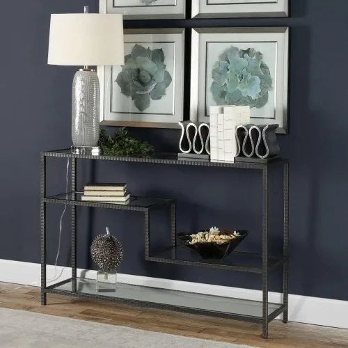 Vista 5 de Uttermost Leo - Mesa consola industrial de 52 pulgadas