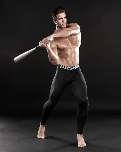 Vista 7 de DRSKIN 5, 4, 3 or 1 Pack Mens Compression Pants Tights Leggings Sports Baselayer Running Athletic Workout Active