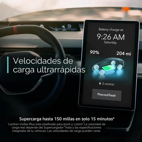 Vista 8 de Lectron NACS a CCS Adaptador para Vehículo Eléctrico con Interbloqueo - (500A/1,000V) - Compatible con Supercargadores Tesla - Carga Rápida CCS1 EV