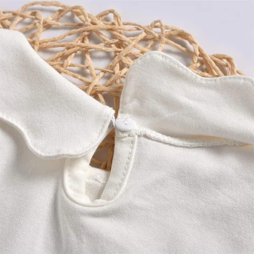 Vista 6 de MODNTOGA Camisa básica de manga larga para niños y niñas, 3 colores sólidos, cuello de muñeca