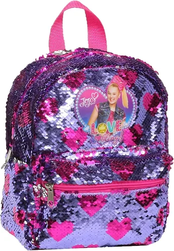 Vista 2 de JoJo Siwa Mini Backpack with Brushed Sequins, PinkPurple, Medium
