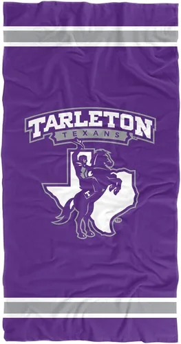 Vista 118 de LOGOVISION Manta Abilene Christian University, 30 x 60 pulgadas, logotipo primario CottonFront/PolyBackBeachTowel