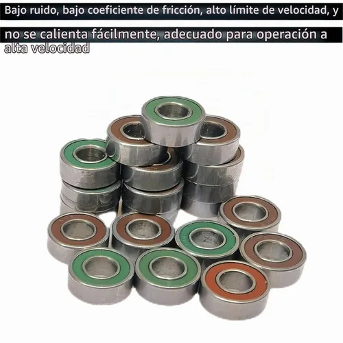 Vista 5 de 20 rodamientos de bolas de precisión de repuesto MR115-2RS 0.197x0.433x0.157 in MR115 2RS