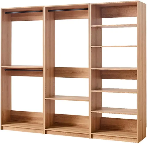Vista 22 de Maykoosh Organizador de sistema de armario - Armario personalizable con vestidor de almacenamiento negro/modelo D 1 armario