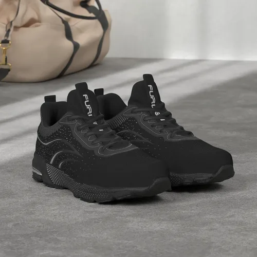 Vista 2 de Furuian Zapatos de punta de acero para hombres y mujeres, zapatos de trabajo de seguridad ligeros, cómodos, con puntera de acero, zapatillas
