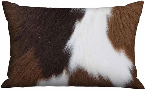 Vista 14 de Mugod Fundas de almohada decorativas para el hogar, diseño de flores de hibisco en acuarela azul, iris y pájaro, funda de cojín rectangular oblonga