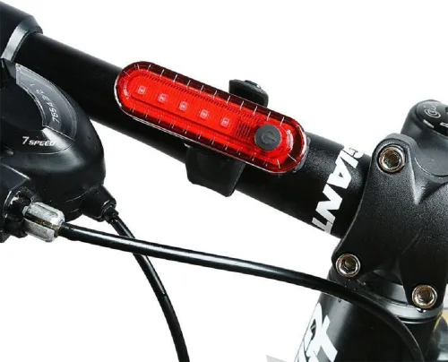 Vista 7 de Night Eyes - Luz frontal para bicicleta de 2400 lúmenes (1200 LMx2) para bicicleta de montaña, recargable, 8,4 V, ABS, batería impermeable - Faro