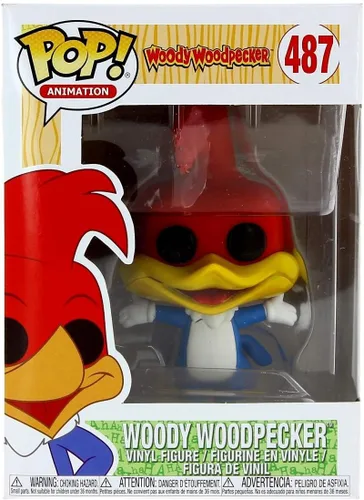 Vista 2 de Funko Pop Animation: Woody Woodpecker - Woody (los estilos pueden variar) figura coleccionable, multicolor