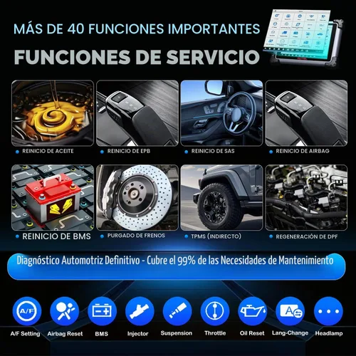 Vista 5 de Autel MaxiSys Elite II Pro Scanner J2534 Reprogramación de actualización gratuita de 2 años High-end professional automotive diagnostic tool 40+