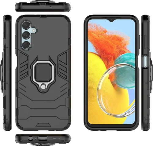 Vista 16 de Funda para Xiaomi Poco F5 5G, soporte magnético para automóvil para Xiaomi Poco F5 5G 23049PCD8G/Redmi Note 12 Turbo 5G 23049RAD8C0 Case Negro