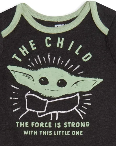 Vista 5 de STAR WARS Mandalorian The Child - Juego de capas de 3 piezas pantalones de cuerpo con capucha