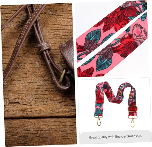 Vista 4 de EXCEART 8 pcs Backpack Straps Nylon Bag Strap Cross Body Bag Strap Purses Crossbody Strap Canvas Crossbody Strap Buckle Straps Long Handbag Strap