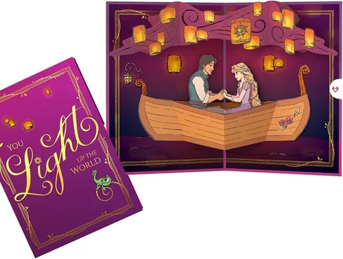 Vista 8 de Lovepop Disney Princess - Tarjeta emergente de cumpleaños y todos los días