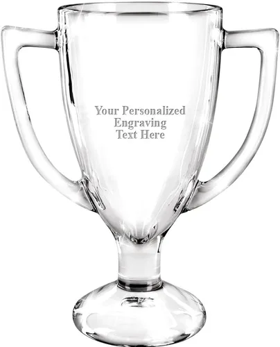 Vista 31 de Crown Awards Premio de taza de vidrio con su texto, trofeo de vidrio personalizado grabado personalizado de 7 pulgadas 38 Personalizado