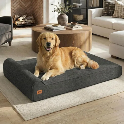 Vista 20 de Sytopia Camas ortopédicas para perros grandes, sofá de espuma viscoelástica extra gruesa de 7 pulgadas para perros mayores y grandes daneses