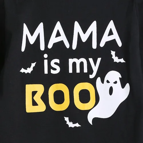 Vista 5 de Disfraz de mamá de bebé con texto en inglés "My Boo
