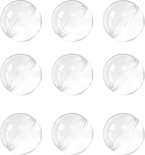 Vista 9 de 30 unids 28mm/1.1inch Round Capsules Clear Empty Vending Machine Cápsulas Contenedores para Máquinas de Gumball Transparente