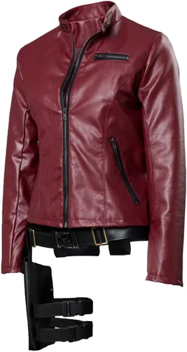 Vista 2 de Claire Redfield - Chaqueta para mujer, color rojo
