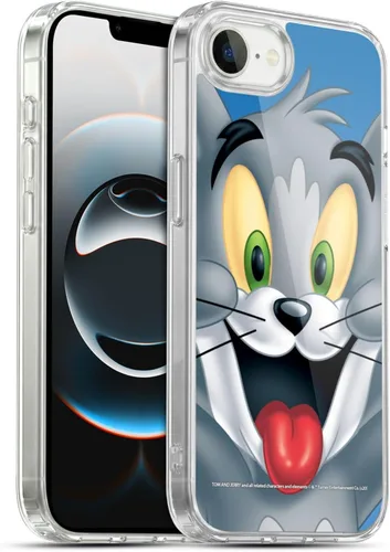 Vista 79 de Head Case Designs Funda de gel de cara completa con licencia oficial de Tom y Jerry Jerry [protección de grado militar] compatible con Apple iPhone