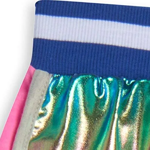 Vista 3 de JoJo Siwa - Pantalones cortos de delfín para niñas pequeñas y grandes