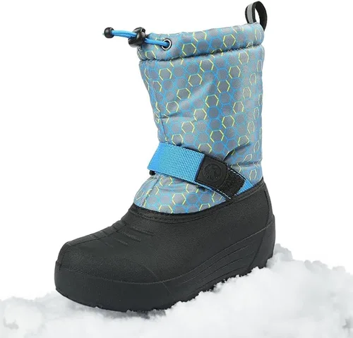 Vista 14 de Northside Frosty Botas de nieve de invierno aisladas con parte superior de nailon resistente al agua, forro de secado rápido, plantilla de EVA Baya