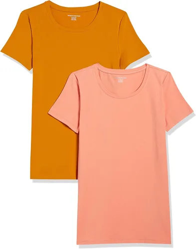 Vista 384 de Amazon Essentials Women's Regular-Fit Short-Sleeve Crewneck T-Shirt
