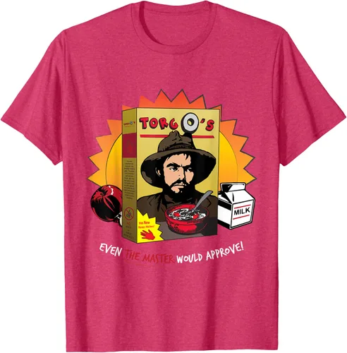 Vista 26 de Torgo Camiseta de película de culto de cereales, Negro, S
