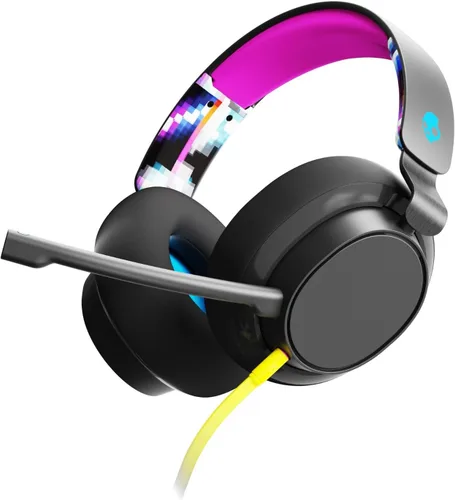 Vista 14 de Auriculares para videojuegos Skullcandy SLYR Pro multiplataforma con cable, micrófono removible, diseño liviano, almohadillas de espuma