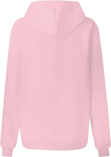 Vista 4 de Sudaderas con capucha con cremallera de un cuarto para mujer, sudaderas de gran tamaño con bolsillo para otoño e invierno