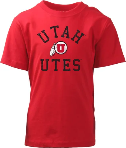 Vista 81 de Wes and Willy Camiseta de algodón orgánico de manga corta para niños de la NCAA