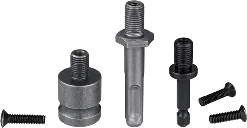 Vista 2 de Mesee Juego de extensiones de adaptador de portabrocas de 3/8-24UNF de 3/8-24UNF de montaje de rosca, vástago hexagonal de cambio rápido de 1/4
