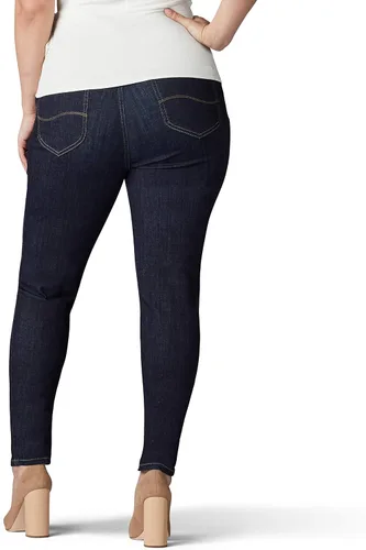 Vista 3 de Lee Women's Plus Size Sculpting Slim Fit Skinny Leg Pull on Jean